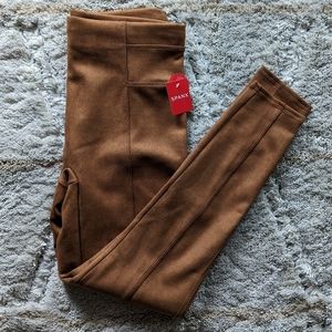 NWT Spanx Faux Suede Leggings